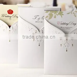 Hot Sale Business Invitation Card Glossy Beautiful Wedding Card thumbnail-6