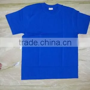 SLIM FIT MEN ROUND NECK ROYAL BLUE COLOUR T-SHIRTS thumbnail-1
