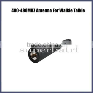 Black 400-490MHZ SMA Male Plug Antenna for Walkie Talkie Two Way thumbnail-1