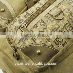 Fashion Style Canvas Backpack,2016 the Latest Design of Canvas Backpack Quality Choice thumbnail-4