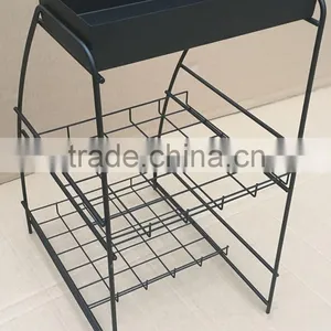 New Arrival High Quality Customized Wire Desk Tea Box Rack thumbnail-6