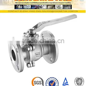 SS304 Stainless Steel 4 Inch Pneumatic Ball Valve thumbnail-2