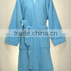 100 Polyester Micro Fiber Bathrobe With and Without Logo Embroidery thumbnail-1