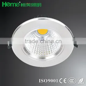 Silver LED Lux Round 5W 7W COB Ceiling Recessed Mount Down Light thumbnail-1
