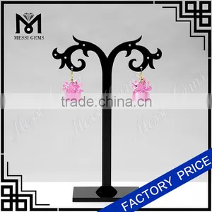 Maquise Flowers Cubic Zirconia Earrings Drop Earring From Messi Gems thumbnail-2