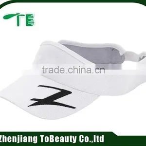 White Universal Embroidery Sun Visors thumbnail-3