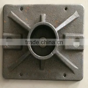 Base Plate Ductile Iron Scaffolding Accessories Round Base Plate thumbnail-1