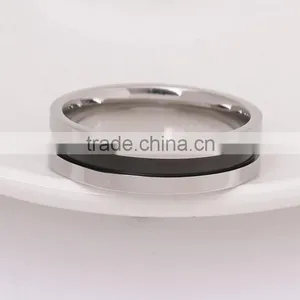 Wholesale 316L Stainless Steel Fashion Wedding Ring Surgical Steel Jewelry thumbnail-2