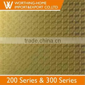 Gold Decorative 201 304 Stainless Steel Plate Sheet thumbnail-3