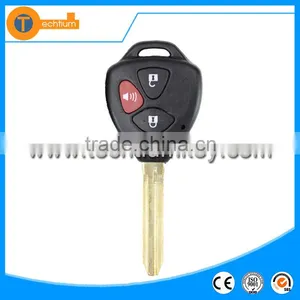 ABS 3 Button Key Blank Wholesale Blank Car Key Case Shell Cover Fob With Toy43 for Toyota Yaris Corolla Auris Camry Rav4 2013 thumbnail-1
