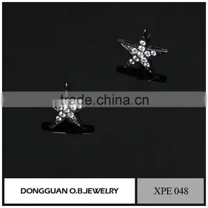 Brass Fashion Stud Earrings, Women Earrings,diamond Earrings Fashion Jewelry 2016 thumbnail-3