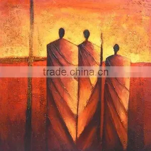 High Quality Handmade Buddha Oil Painting on Canvas thumbnail-1