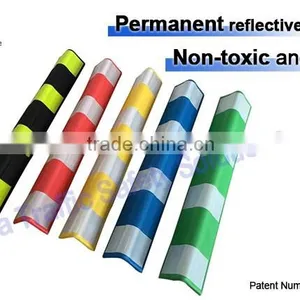 Multicolor Parking Lot Heavy Duty Rubber Corner Guards With Reflective thumbnail-4