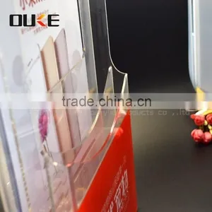 Desktop A4 Paper Clear Acrylic Brochure Holder thumbnail-4