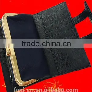 Newest Arrival PU Leather Wallet With Elastic Strap and Hinge Design for Woman thumbnail-4