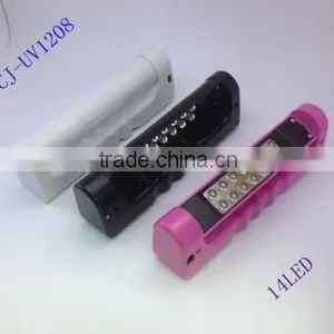UV 14LED Nail Lamp ABS EU Plug With CE ,ROHS Gel uv Led Cordless Nail Lamp thumbnail-1