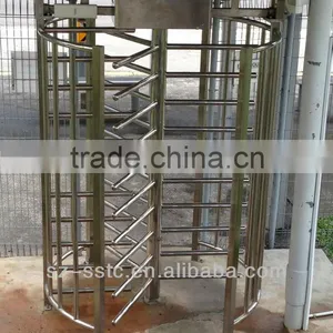 Full-height Access Control Rfid Card Security Mechanical Full Height Turnstile for Government thumbnail-1