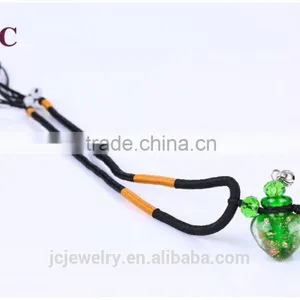 Lampwork Murano Glass Bottle Vial Necklace Pendants Wholesale Jewelry thumbnail-6