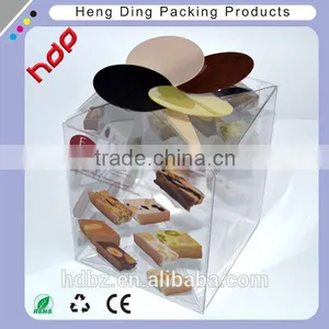 Custom Hot Sale Special Soft Crease Transparent Pvc Cake Boxes Printing thumbnail-2