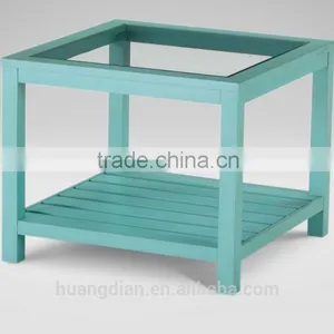 Plexiglass Coffee Table Wood New Model Furniture Living Room CT7026 thumbnail-2