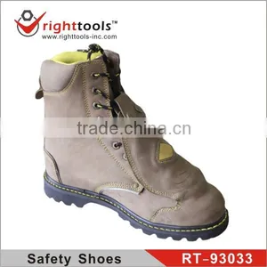 RIGHTTOOLS RT-93033 Genuine Leather High Ankle Safety Shoes thumbnail-1