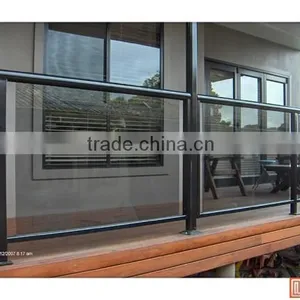 Cheap Price China Manufacturer Glass Aluminum Balcony Railing Design thumbnail-4