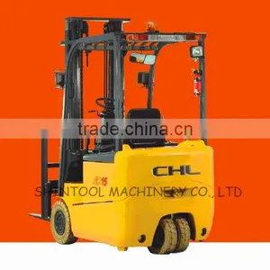1-2 Ton 3 Wheel Superelastic Electric Forklift Small Turning Radius Forklift Use For Warehouse thumbnail-2