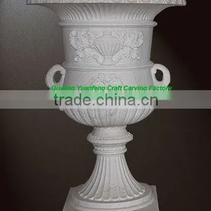 Carved Marble Flowerpot thumbnail-1