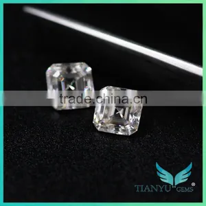 Moissanite Net Stone Images Asscher Cut Moissanite Brilliance Best Moissanite Retailer thumbnail-3