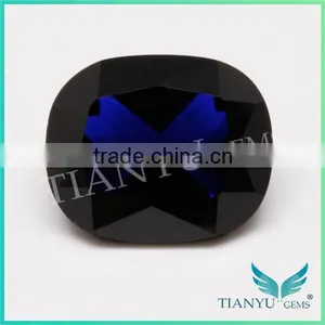 114# Dark Aquamarine Synthetic Spinel Gemstone Market Prices in ru thumbnail-1