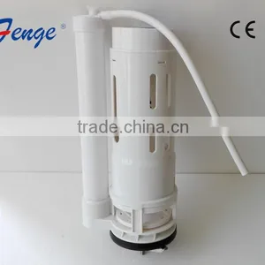 Cistern Toilet Set of Plastic Water Tank Fitting With Push Button Flush Valve and Cistern Fill Valve thumbnail-4