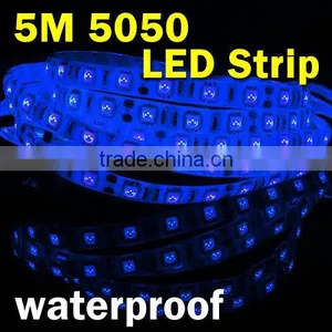 CE/RoHs Waterproof RGB IP65 Led Strip 12W/M SMD 5050 Flexible LED Strip Light Wholesale thumbnail-1