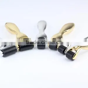 2015 Newest Golden Body Roller Micro Needle Titanium Derma Roller On Big Sales - L008 thumbnail-2