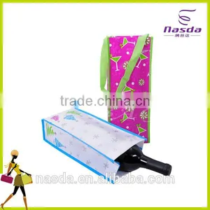 Wine Bag for Single Bottle,1.5l Bottle Wine Cooler Bag,wine Cooler Plastic Bag thumbnail-1