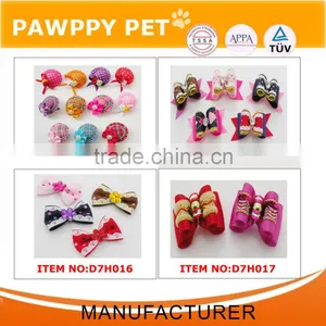 Polka Dot Printed Layer Bows for Cats With Stones thumbnail-4