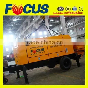 Good Performance Diesel Engine 88m3/h Trailer Concrete Pump With Comptetive Price thumbnail-1