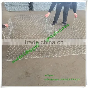 2m x 1m x 0.5m Staniless Steel Gabion Box High Quality Gabion Mesh for Retaining Wall thumbnail-4