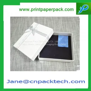 Custom Ribbon Fancy Paper Gift Boxes Chocolate Packaging Box Lid and Base Box thumbnail-2
