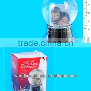 Light up PHOTO FRAME SNOW DOME thumbnail-1