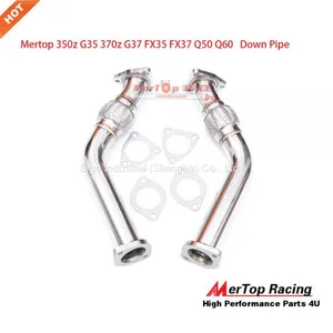 MerTop Down Pipe Testpipe for 350z G35 370z G37 FX35 FX37 Q50 Q60 VQ35HR VQ37HR thumbnail-1