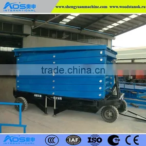 Mobile Hydraulic Scissor Lift Table With Max Platform Height 20 Meters thumbnail-1
