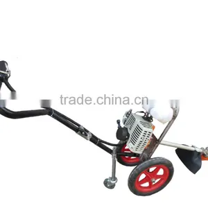 2 Stroke Hand Push Wheeled Brush Cutter/ Wheeled Grass Trimmer thumbnail-1
