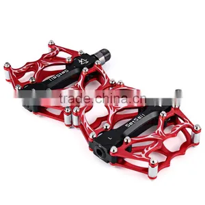 2 Pcs SETSAIL 013 Mountain Bike Bicycle Pedals Ultra-light Bearing Pedals Suitable for Fixed Gear 3 Colors Bicycle Accessories thumbnail-1
