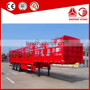 Steel Material Cattle Transport Trailer/livestock Semi-trailer/animal Delivery Trailers thumbnail-2