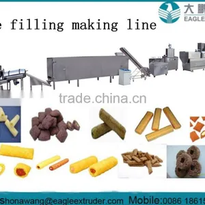 Nutritional Puffed Cereal Core Filling Snack Bar Making Machine Processing Line thumbnail-1