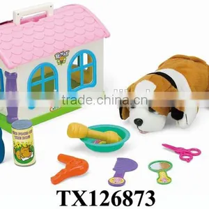 Lifelike Plush Cat Toys With Pet Cage thumbnail-5