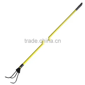3 Teeth Garden Cultivator With Fiberglass Handle XF-FH001 thumbnail-1