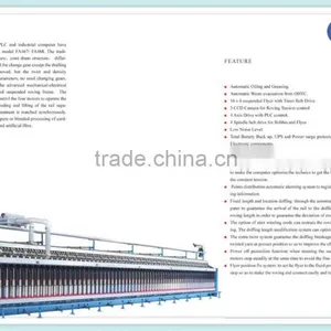 FA467E/FA468E Roving Frame Machine thumbnail-3