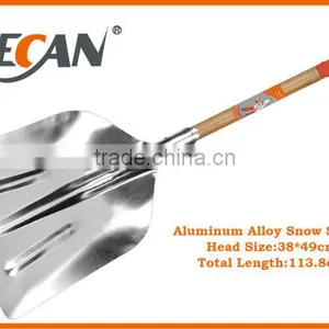 Aluminum Alloy Wooden Handle Snow Shovel thumbnail-1