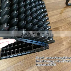 Not Coated Black PS Material Plastic Nursery Plant Seed Starting Tray 200 Cell,Plastic Seedling Germination Tray for Farm Using thumbnail-5